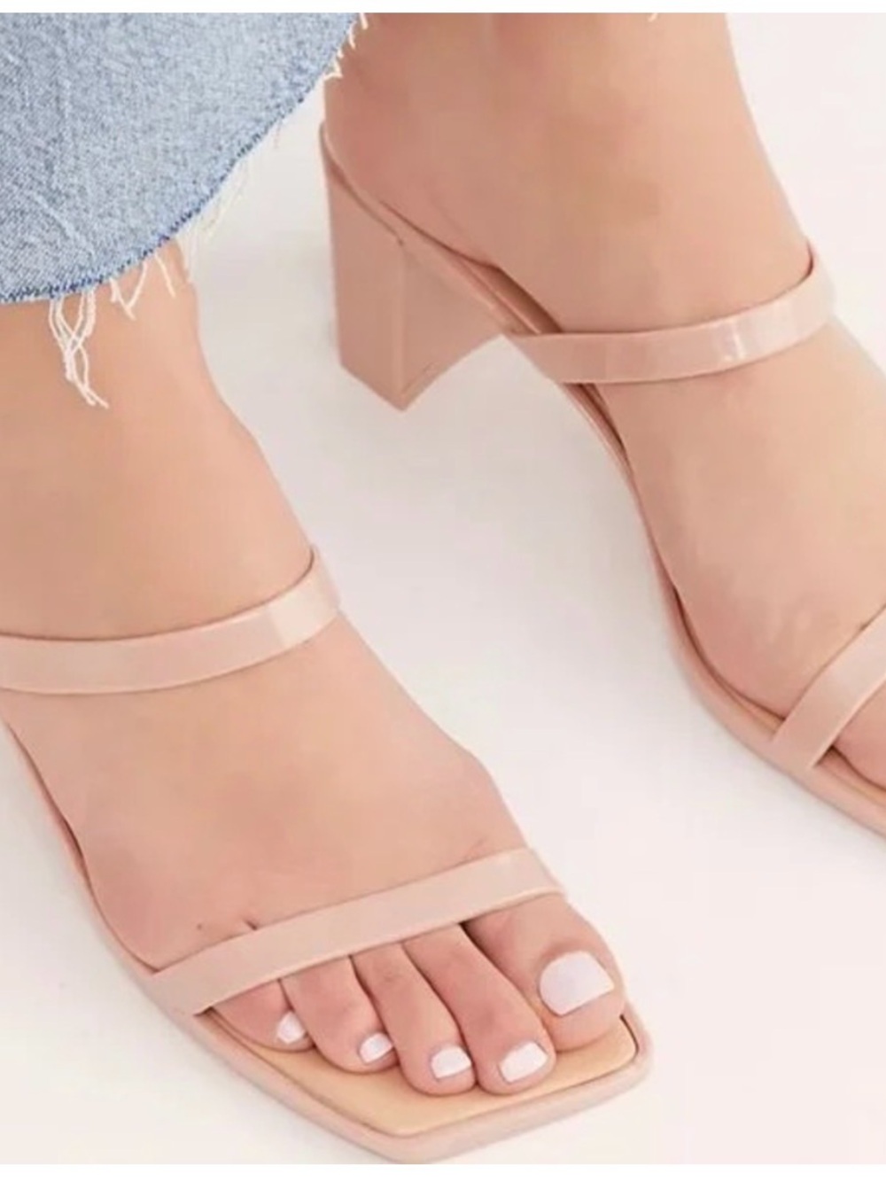 Maisie Mule Heels in Latte